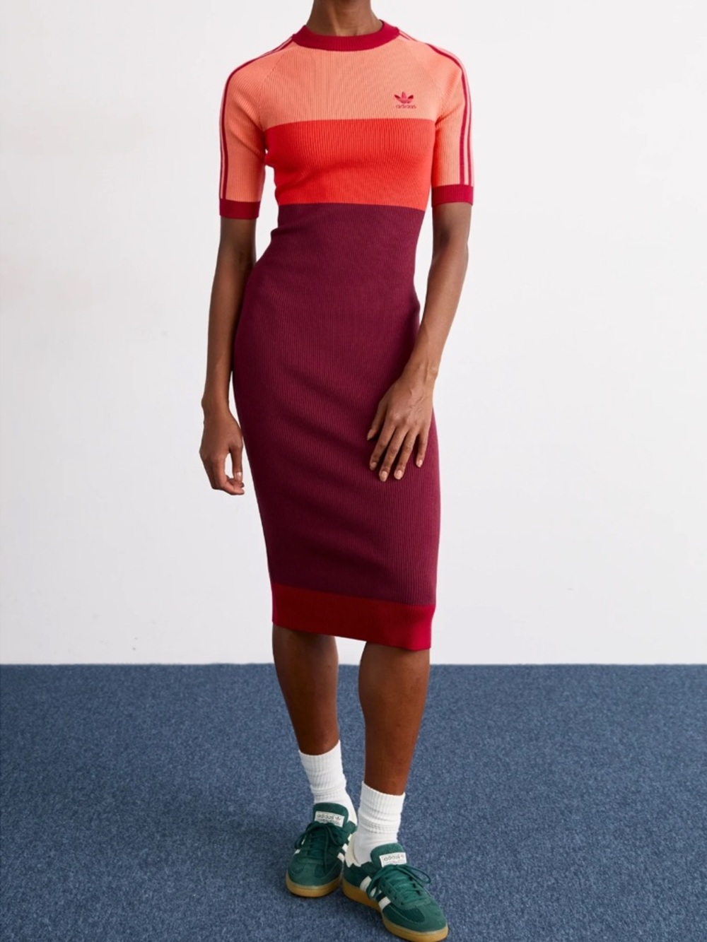 New with tags adidas x Ksenia Schnaider Midi Dress - Picture 2 of 8